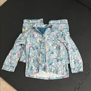 Adult Women’s Owl Print Nick&Nora PJ Set